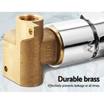Cefito Shower Mixer Tap Wall Bath Taps Brass Hot Cold Basin Bathroom Chrome - Home & Garden > Bathroom Accessories >