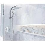 Cefito Shower Mixer Tap Wall Bath Taps Brass Hot Cold Basin Bathroom Chrome - Home & Garden > Bathroom Accessories >