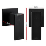 Cefito Shower Twins Tap Wall Bath Taps Brass Hot Cold Basin Bathroom Black - Home & Garden > Bathroom Accessories >