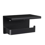 Cefito Toilet Paper Roll Holder w/ Storage Shelf - Home & Garden > Bathroom Accessories > Toilet Paper Holders