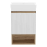 Cefito Vanity Unit 445mm Basin Bathroom Cabinet Storage Wall Hung Sink White - Furniture > Bathroom > Bathroom Cabinets