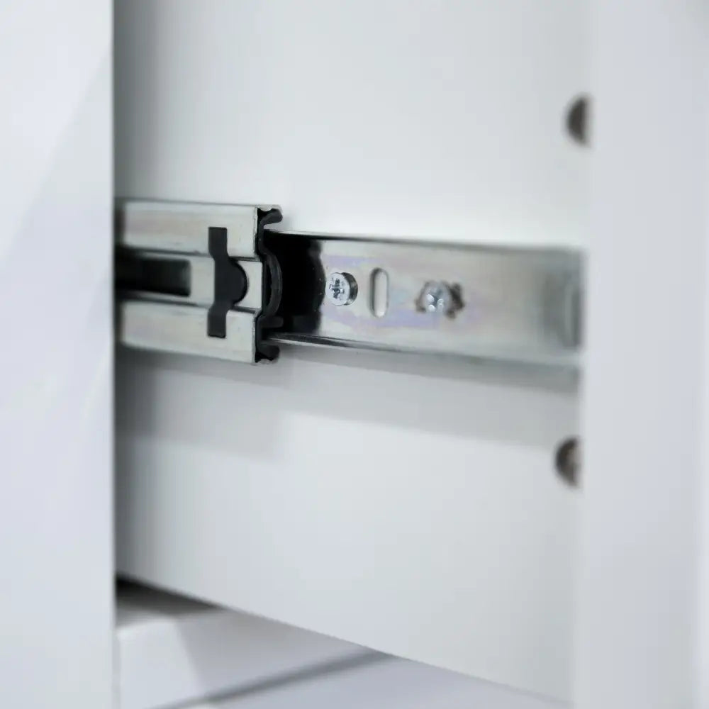 Celosia Bedside Table 3 Drawers Storage Cabinet Nightstand End Tables - White - Furniture > Bedroom