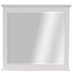 Celosia Dresser Mirror Dressing Table Acacia Wood Timber Frame - White - Furniture > Living Room