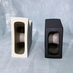Ceramic Set of 2 Modern Black and White Vases for Home Dcor - Home & Garden > Decor > Vases & Table Decor