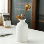 Ceramic Set of 3 Modern White Vases for Home Dcor - Occasions > Wedding Accessories