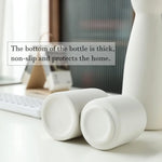 Ceramic Set of 3 Modern White Vases for Home Dcor - Occasions > Wedding Accessories