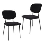 Charcoal Charm Armless Dining Chair Duo - Furniture > Dining > Kitchen & Dining Chairs
