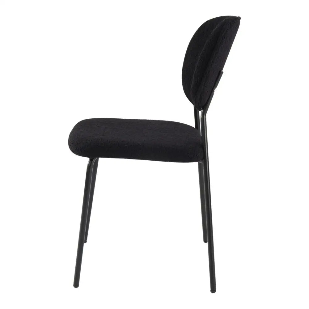 Charcoal Charm Armless Dining Chair Duo - Furniture > Dining > Kitchen & Dining Chairs