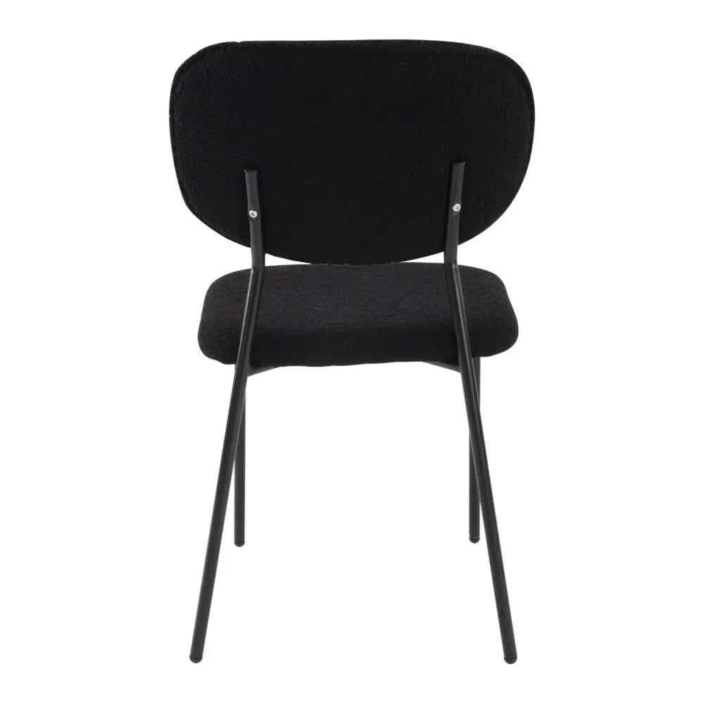 Charcoal Charm Armless Dining Chair Duo - Furniture > Dining > Kitchen & Dining Chairs