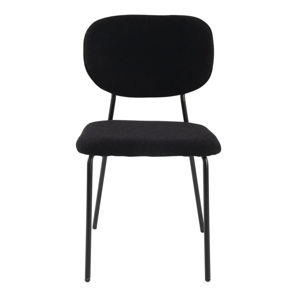 Charcoal Charm Armless Dining Chair Duo - Furniture > Dining > Kitchen & Dining Chairs