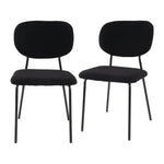 Charcoal Charm Armless Dining Chair Duo - Furniture > Dining > Kitchen & Dining Chairs