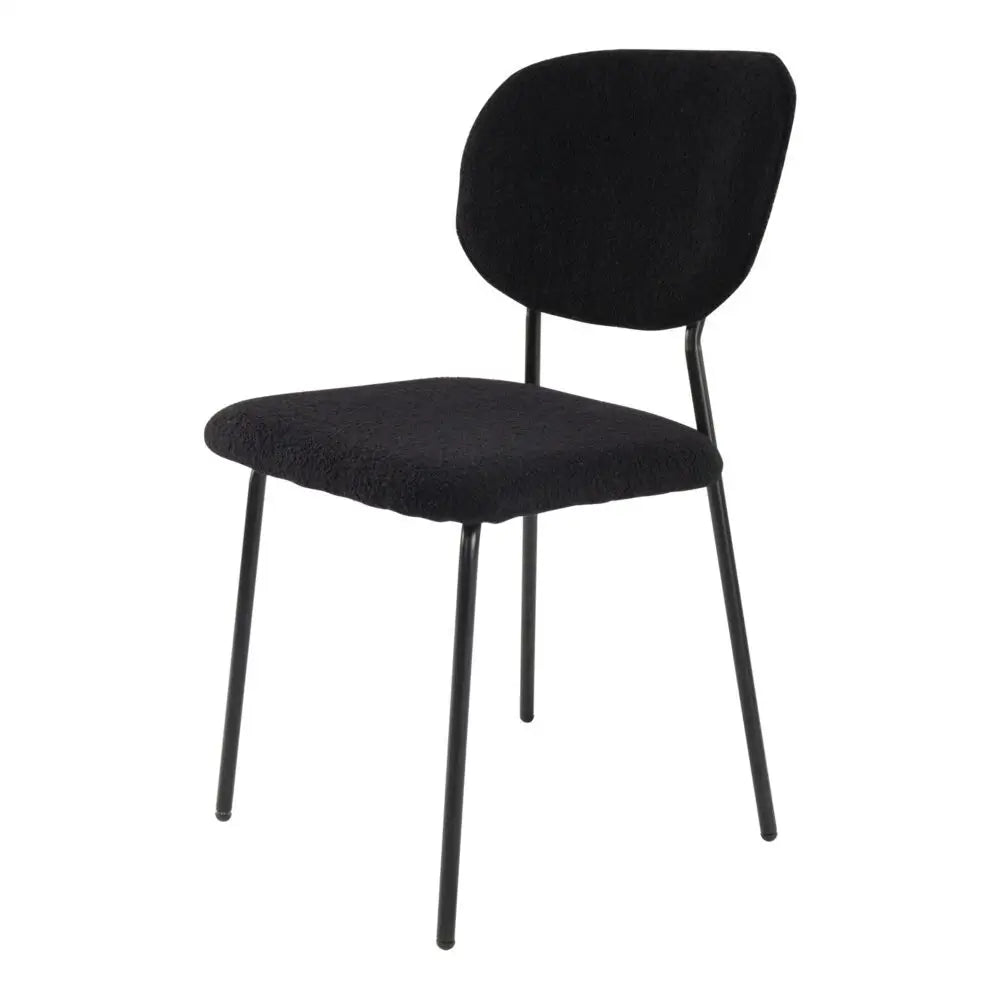 Charcoal Charm Armless Dining Chair Duo - Furniture > Dining > Kitchen & Dining Chairs