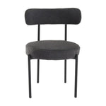Charcoal Chic Boucle Elsa Dining Chairs - Furniture > Dining > Kitchen & Dining Chairs