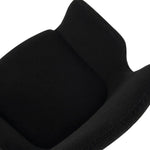 Charcoal Embrace Boucle - teddy Sherpa Fabric Armchair Set - Furniture > Dining > Kitchen & Dining Chairs