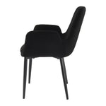 Charcoal Embrace Boucle - teddy Sherpa Fabric Armchair Set - Furniture > Dining > Kitchen & Dining Chairs