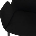 Charcoal Embrace Boucle - teddy Sherpa Fabric Armchair Set - Furniture > Dining > Kitchen & Dining Chairs