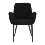 Charcoal Embrace Boucle - teddy Sherpa Fabric Armchair Set - Furniture > Dining > Kitchen & Dining Chairs