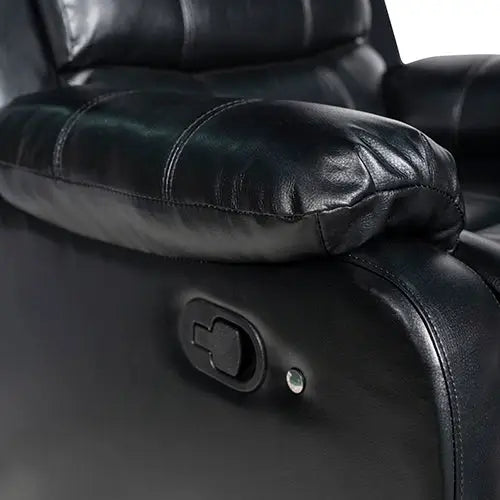 Chelsea 2R Seater Finest Leatherette Recliner Feature Console LED Light Ultra Cushioned - Furniture > Bar Stools &