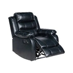 Chelsea 3R + 1R + 1R Seater Finest Leatherette Recliner Feature Console LED Light Ultra Cushioned - Furniture > Sofas