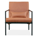 Chelsea Fabric Armchair Occasional Accent Arm Chair Light Brown - Furniture > Sofas