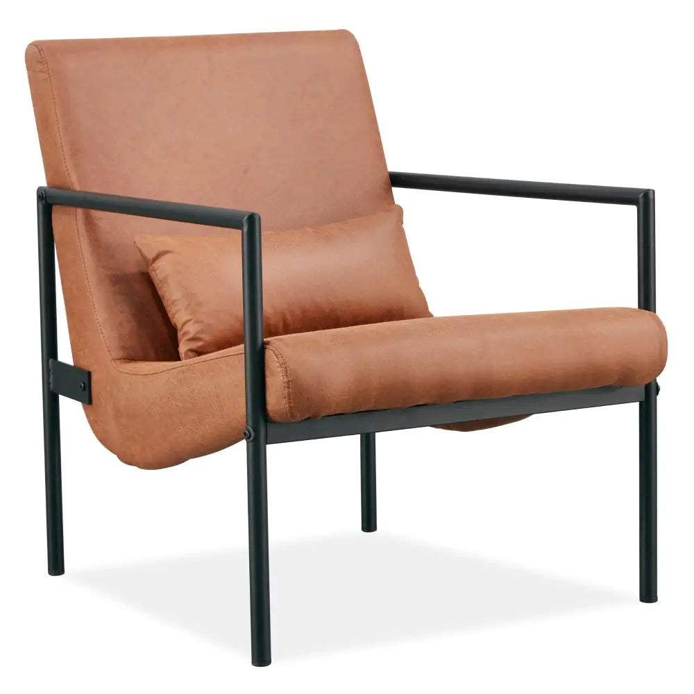 Chelsea Fabric Armchair Occasional Accent Arm Chair Light Brown - Furniture > Sofas