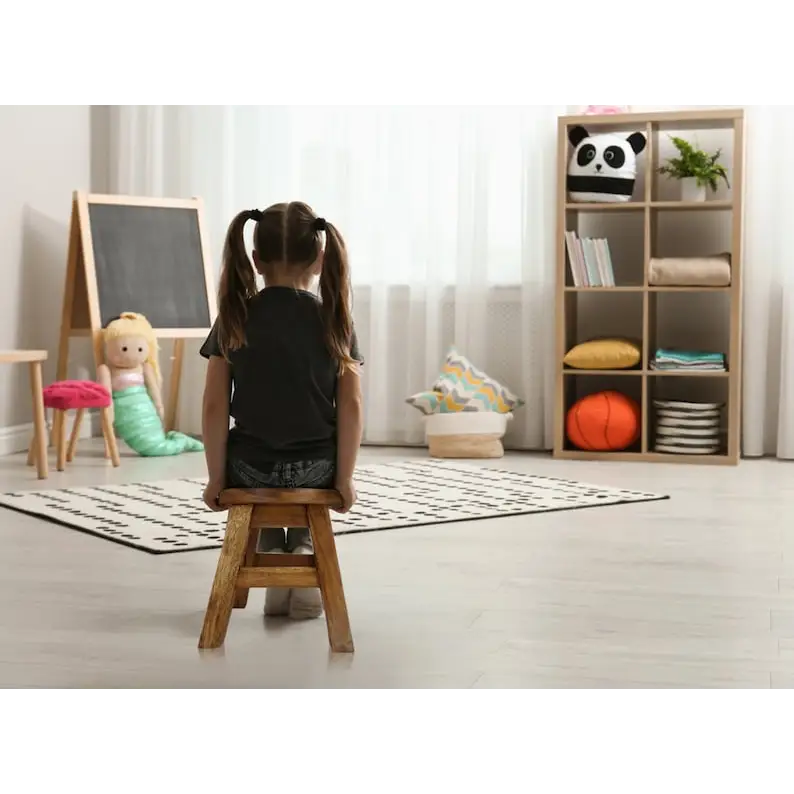 Children’s Chair Stool Wooden Frog Face Theme - Baby & Kids > Kid’s Furniture