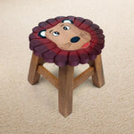 Children’s Chair Stool Wooden Lion Theme - Baby & Kids > Kid’s Furniture