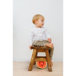 Children’s Wooden Stool Blue Baby ELEPHANT Themed Chair Toddlers Step sitting Stool - Baby & Kids > Kid’s Furniture