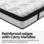 ChiroSleep Orthopaedic Euro Top Pocket Spring King Mattress - Furniture > Mattresses > King Size Mattress
