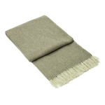 Chiswick Throw - Merino Wool/Cashmere - Beige - Home & Garden > Decor