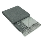 Chiswick Throw - Merino Wool/Cashmere - Charcoal - Home & Garden > Decor