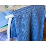 Chiswick Throw - Merino Wool/Cashmere - Navy - Home & Garden > Decor