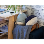 Chiswick Throw - Merino Wool/Cashmere - Navy - Home & Garden > Decor