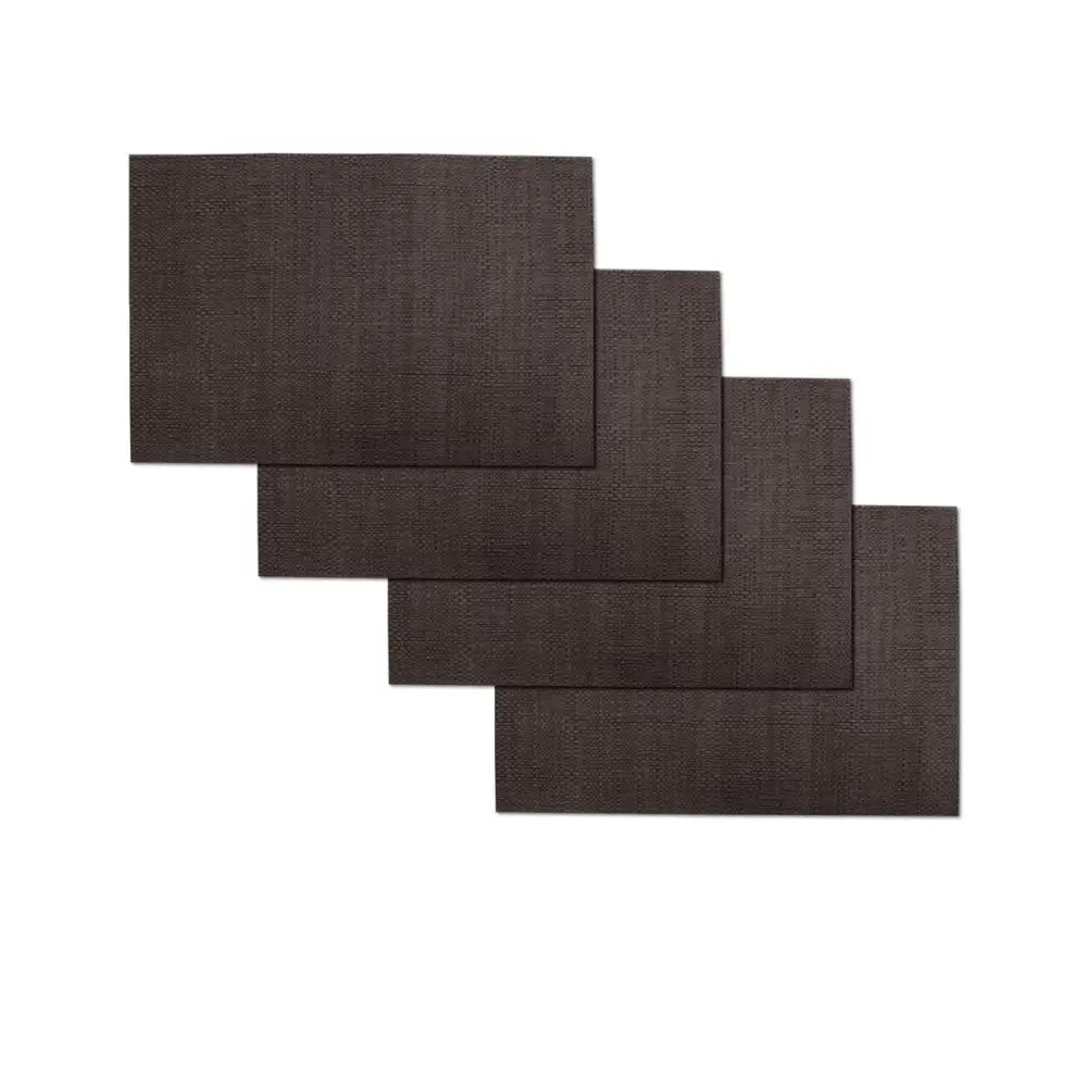Choice Set of 4 PVC Table Placemats Harold Chocolate - Home & Garden > Kitchenware