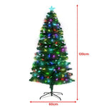 Christabelle 1.2m Enchanted Pre Lit Fibre Optic Christmas Tree Stars Xmas Decor - Occasions > Christmas > Christmas