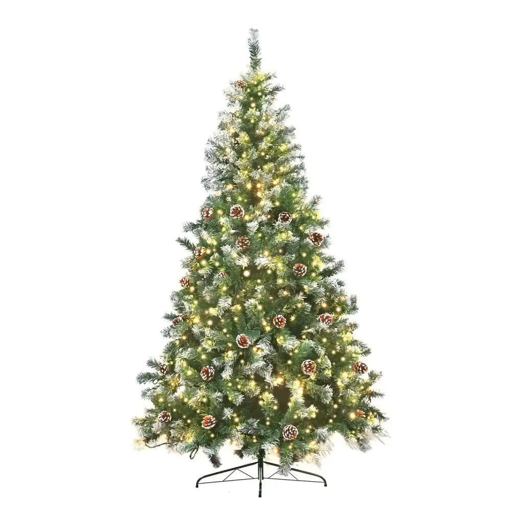 Christabelle 1.2m Pre Lit LED Christmas Tree Decor with Pine Cones Xmas Decorations - Occasions > Christmas > Christmas