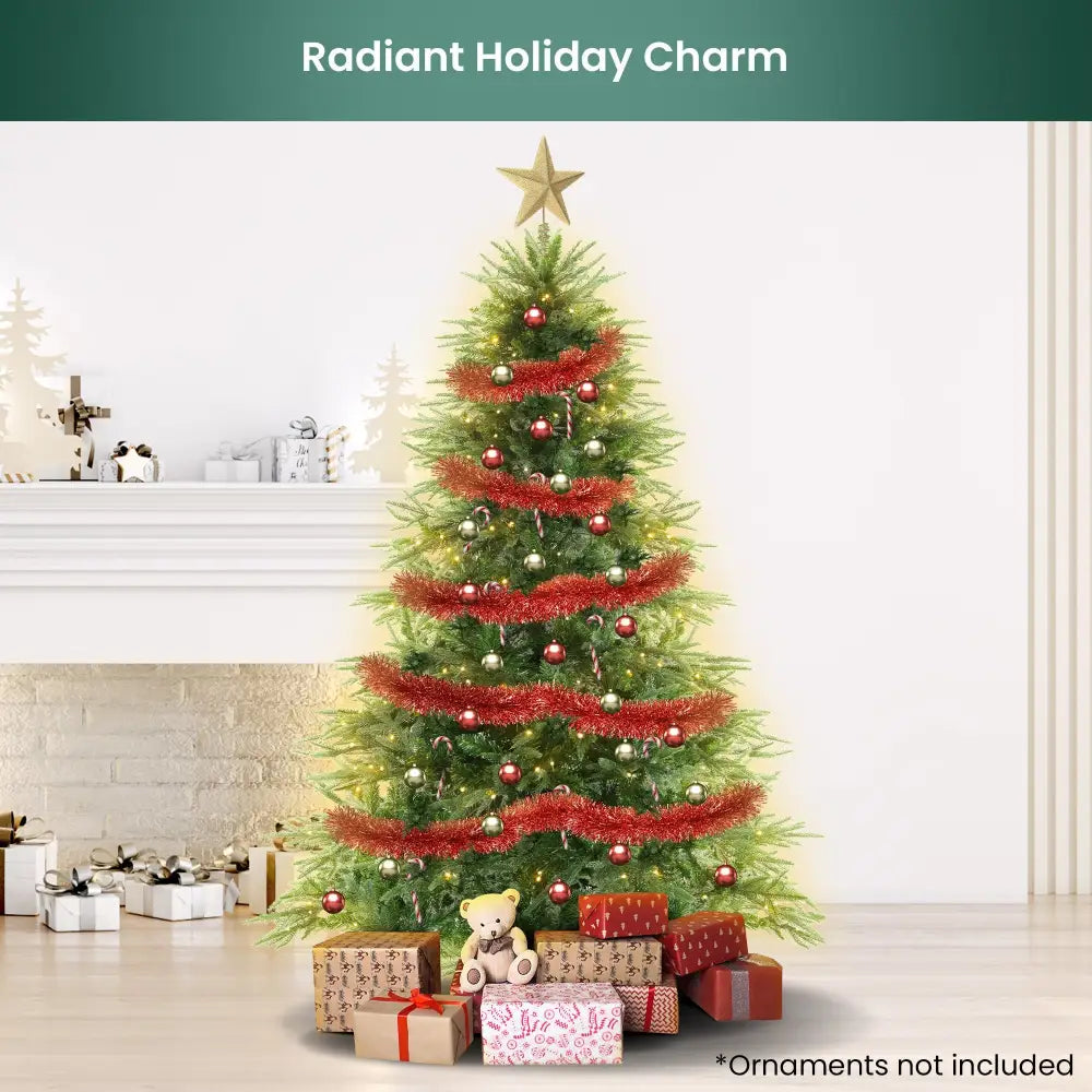 Christabelle 1.2m Prelit Everglow Fir Christmas Tree with 150 LED Lights - Occasions > Christmas > Christmas Trees