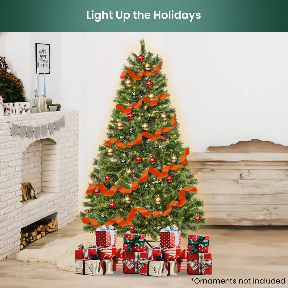 Christabelle 1.2m Prelit Lumina Pine Christmas Tree With 150 Led Lights - Occasions > Christmas > Christmas Trees