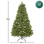 Christabelle 1.2m Prelit Lumina Pine Christmas Tree With 150 Led Lights - Occasions > Christmas > Christmas Trees