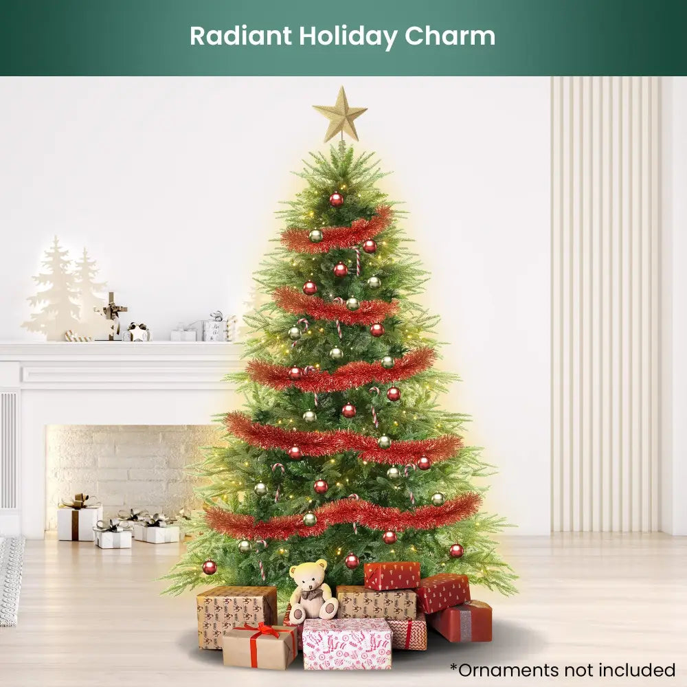 Christabelle 1.8m Prelit Everglow Fir Christmas Tree With 300 Led Lights - Occasions > Christmas > Christmas Trees