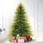 Christabelle 1.8m Prelit Everglow Fir Christmas Tree With 300 Led Lights - Occasions > Christmas > Christmas Trees