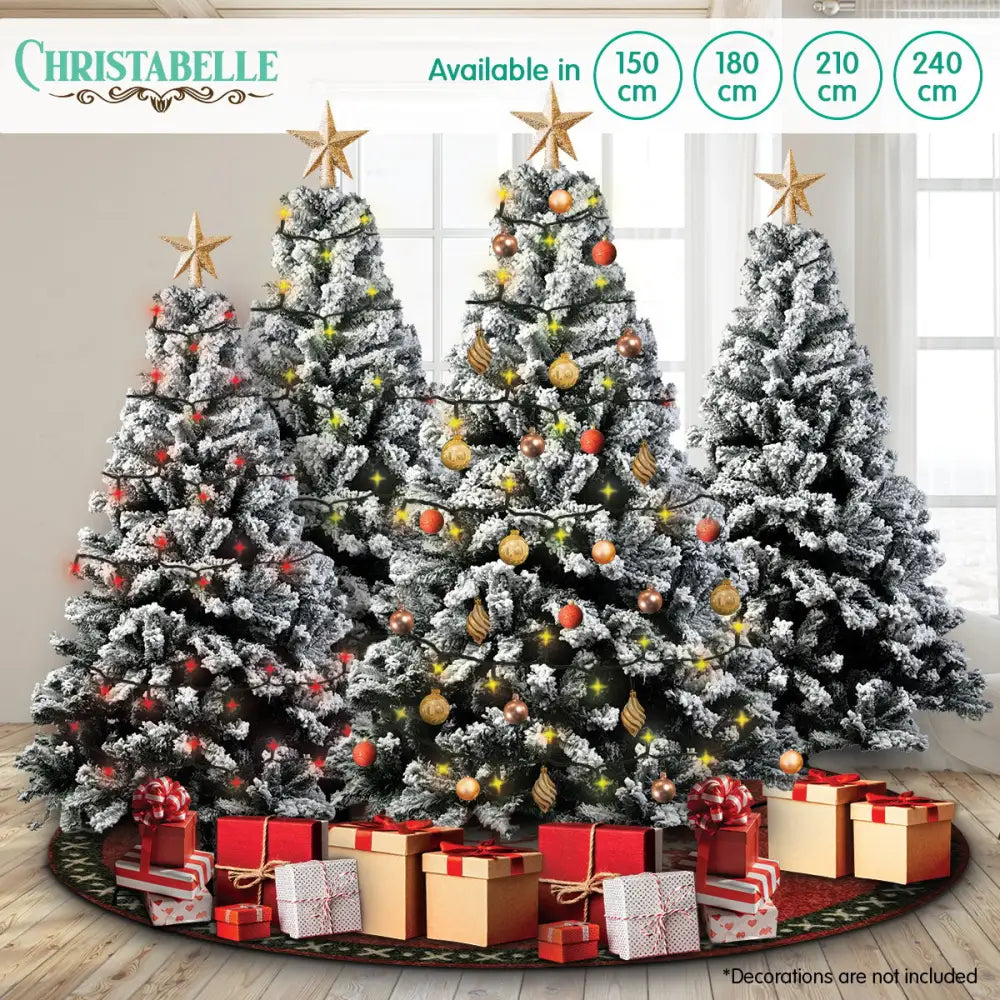 Christabelle Snow-Tipped Artificial Christmas Tree 1.8m - 850 Tips - Occasions > Christmas > Christmas Trees