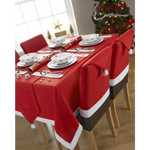 Christmas Chair Covers Tablecloth Runner Decoration Xmas Dinner Party Santa Gift Table Runner (34 x 176cm) - Occasions