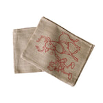 Christmas Jute Woven Taupe Table Runner 33 x 180cm Elf - Home & Garden > Kitchenware