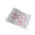 Christmas Print White Table Runner 33 x 180cm Elf - Home & Garden > Kitchenware