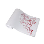 Christmas Print White Table Runner 33 x 180cm Reindeers - Home & Garden > Kitchenware