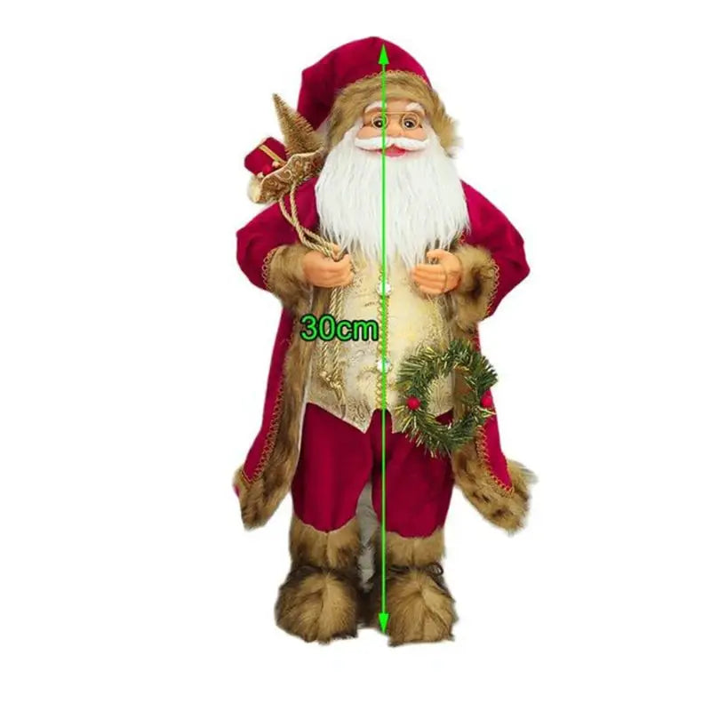 Christmas Santa Claus Doll - 30cm - Occasions > Christmas > Christmas Decorations