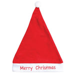 Christmas Unisex Adults Kids Novelty Hat Xmas Party Cap Santa Costume Dress Up Santa Hat - Merry Christmas - Occasions