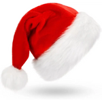 Christmas Unisex Adults Kids Novelty Hat Xmas Party Cap Santa Costume Dress Up Plush Santa Hat - Occasions > Christmas