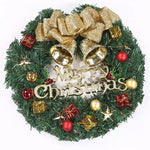 Christmas Wreath Door Garland Decoration Front Door Hanging Flowers Tree Decor(J1-4) - Occasions > Christmas >